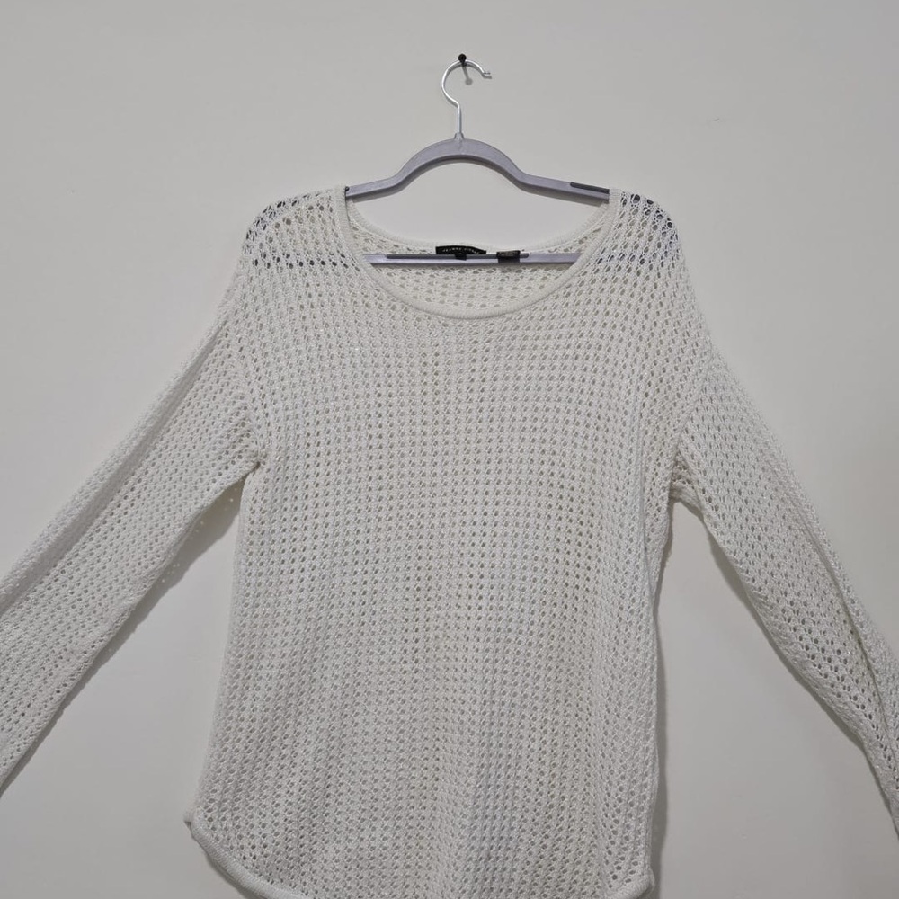 Jeanne Pierre Cream Knit Sweater